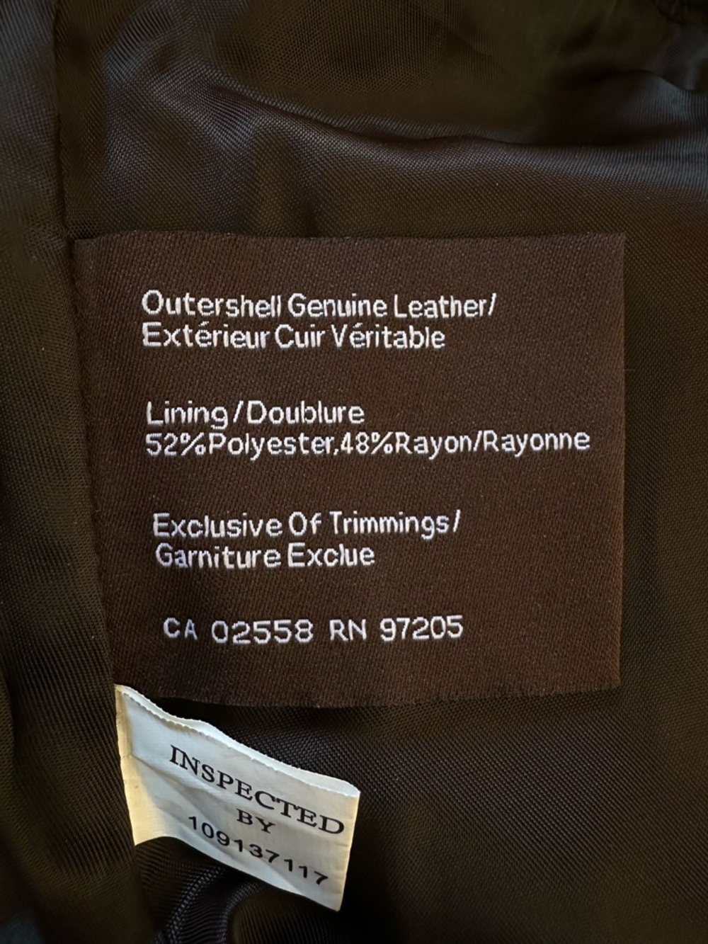 Danier Leather Skirt 10 Brown Patchwork Jagged Hem A Line Edgy Statement - Picture 13 of 14